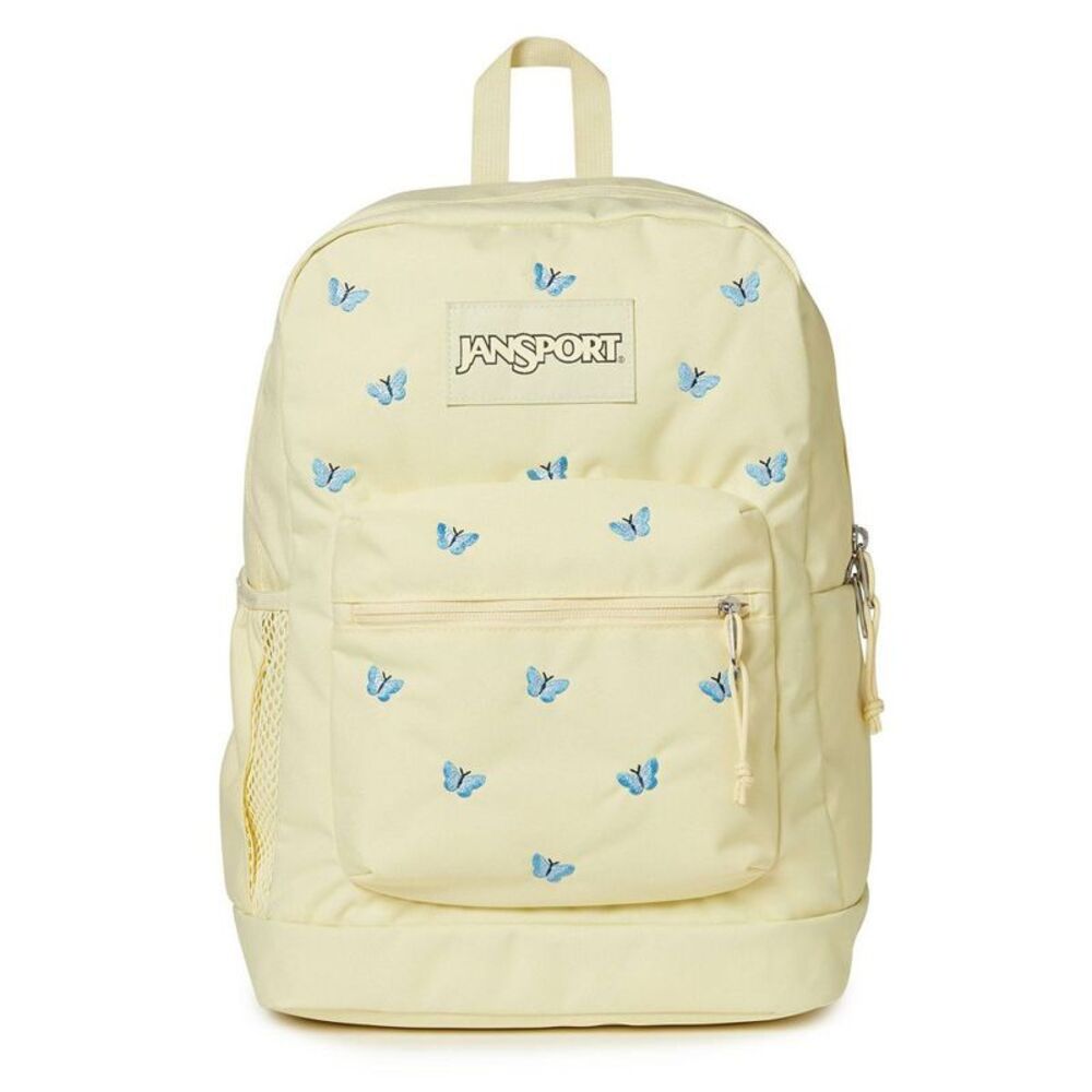 JanSport Cross Town Plus Remix 17" Fits 15" Laptop Backpack - Lemon Yellow
